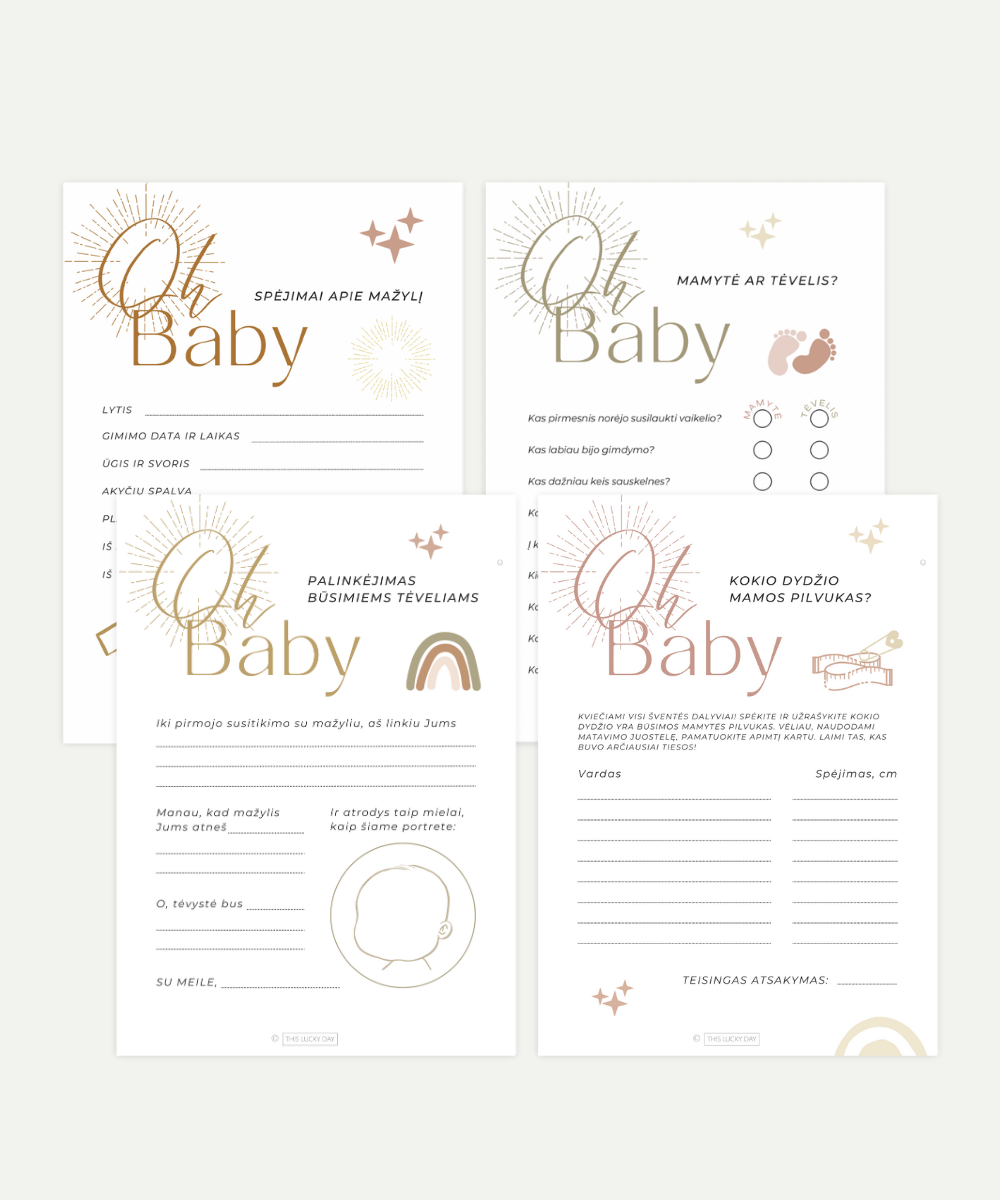 baby shower failai PDF
