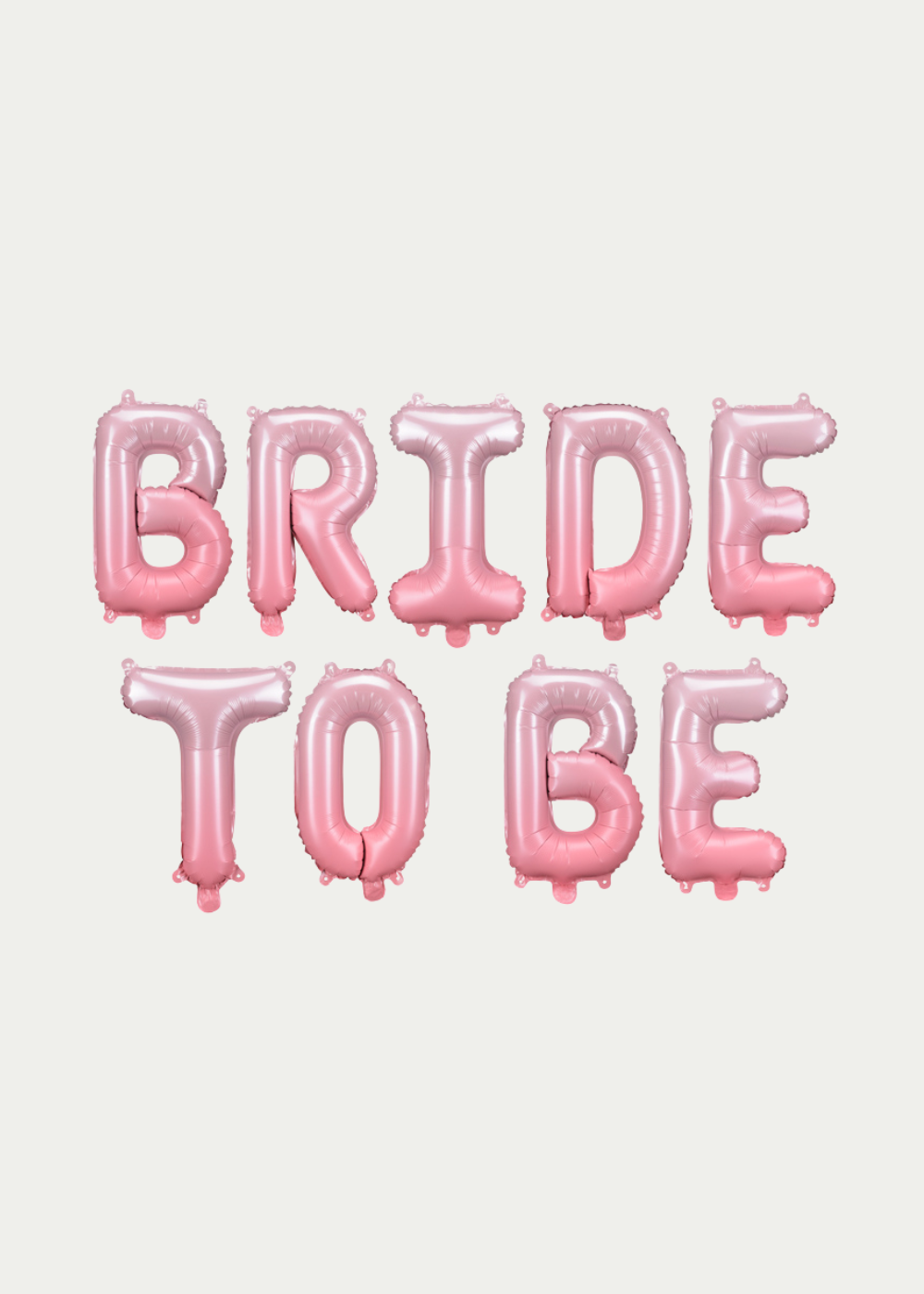 Balionas folinis BRIDE TO BE, 350x45 cm, rožinis