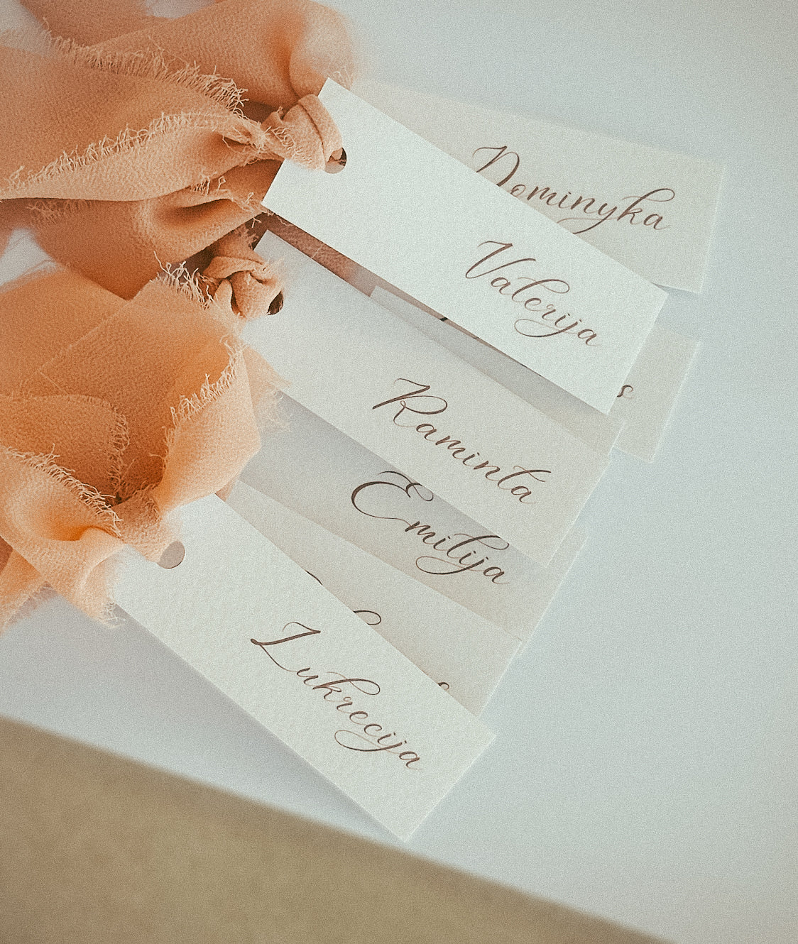 Stalo vardų kortelės