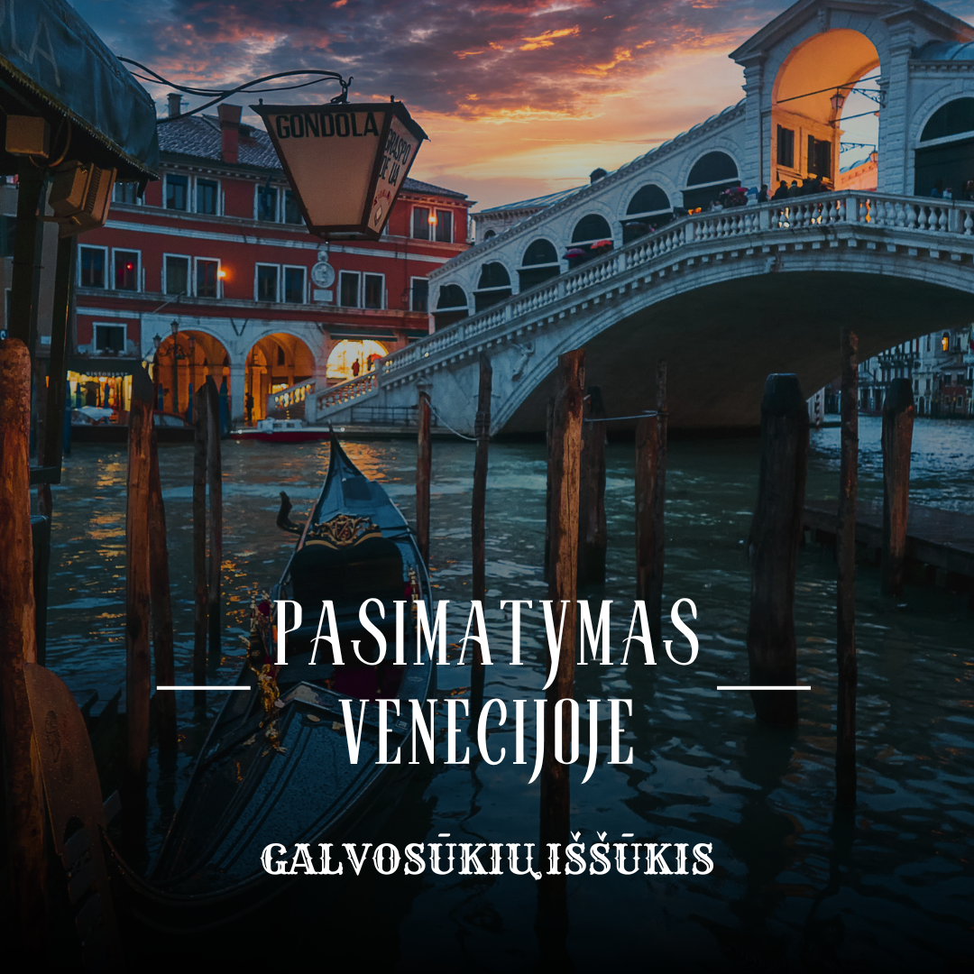 Pasimatymas Venecijoje - galvosūkių iššūkis, 2-6 žaidėjai